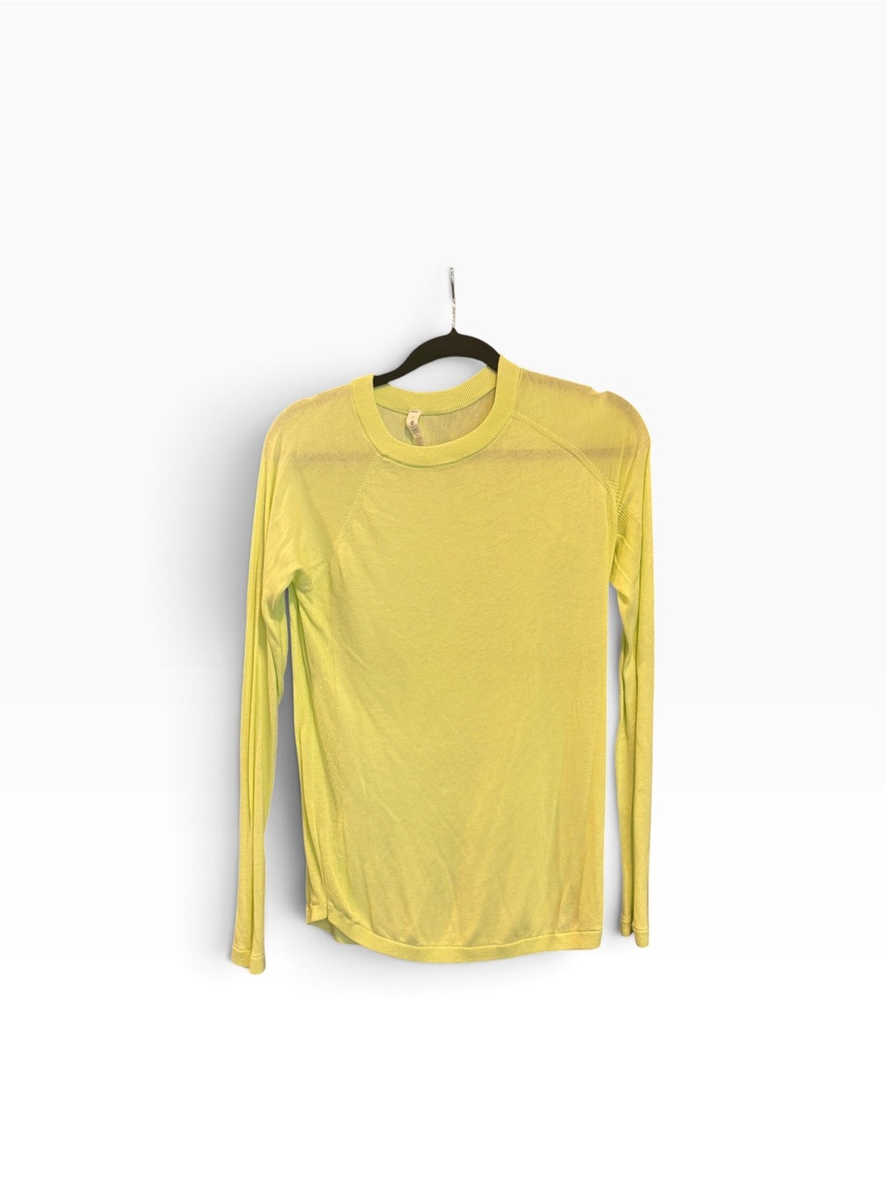 lululemon athletica Citron Long-Sleeve Crew Neck Top
